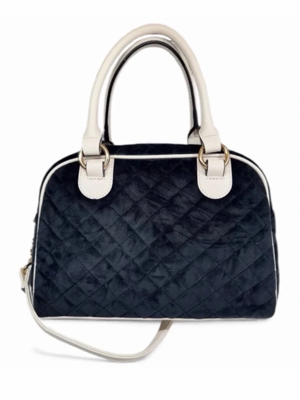 Juicy Couture Royal Moment Satchel Bag-Licorice/Crystal NWT